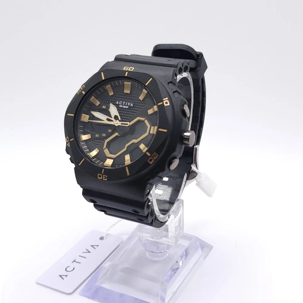 Invicta Activa Exon X Men's Black Analog Digital Watch 48mm New